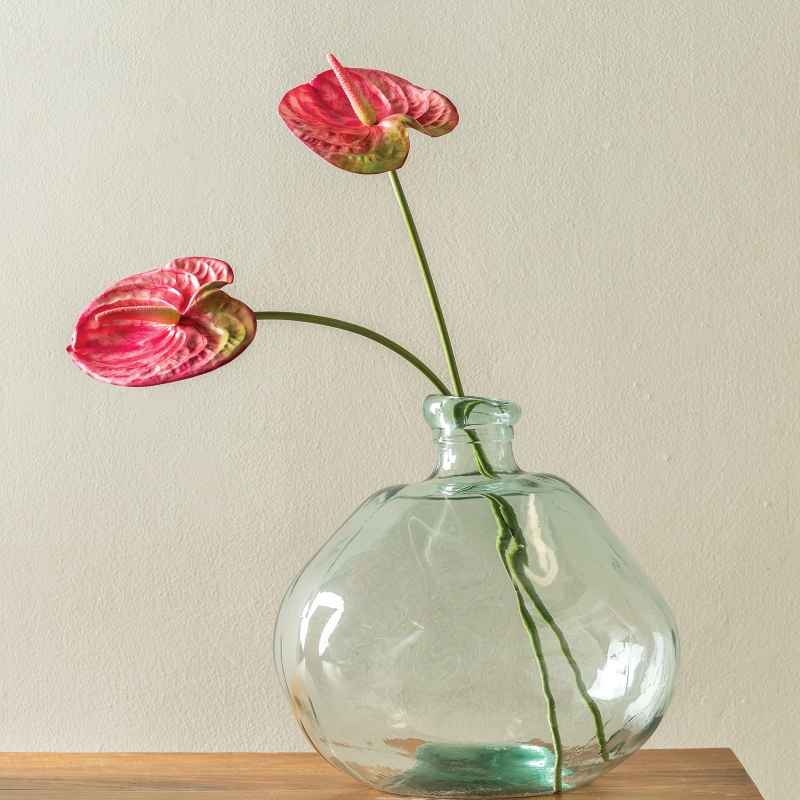 Set of 2 Artificial Anthurium Spray - Pink